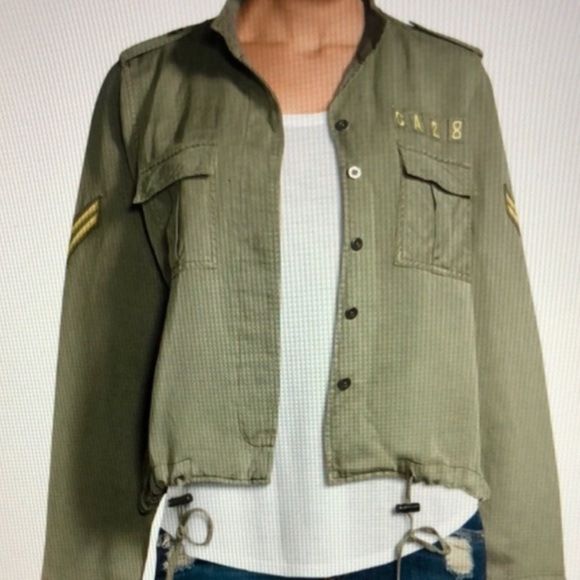 Rails Maverick jacket military small patches sage green - Picture 2 of 10